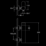 111 1220 Single lever shower mixer 1