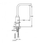 111 1500 Single lever basin mixer 2