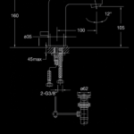 120 1000 SINGLE LEVER BASIN MIXER WITH POP UP WASTE 3