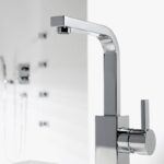 120 1510 SINGLE LEVER BASIN MIXER WITHOUT POP UP WASTE 1