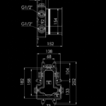 010 4130 STEINBOX CONCEALED SET FOR THERMOSTATI C SHOWER MIXER 1