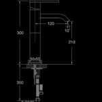 135 1701 SINGLE LEVER BASIN MIXER WITHOUT POP UP WASTE 1