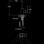 160 1400 SINGLE LEVER SINK MIXER 1