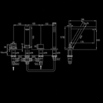 160 2400 4-HOLE DECK MOUNTED BATH MIXER 3