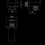170 1660 WALL MOUNTED ELBOW OUTLET 1