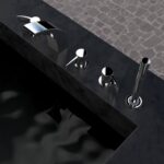 180 2423 5-HOLE DECK MOUNTED BATH MIXER 1