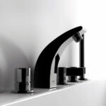 180 2423 5-HOLE DECK MOUNTED BATH MIXER