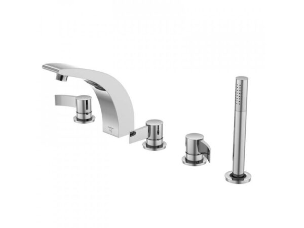 180 2423 5-HOLE DECK MOUNTED BATH MIXER 2