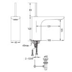 200 1010 Single lever basin mixer