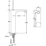 200 1700 Single lever basin mixer 1