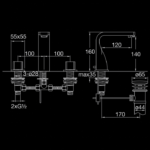 230 2000 3-HOLE BASIN MIXER 2