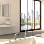 230 2400 4-HOLE DECK MOUNTED BATH MIXER 2