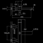 235 1100 EXPOSED SINGLE LEVER MIXER 1
