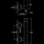235 1200 EXPOSED SINGLE LEVER MIXER ½″ FOR SHOWER 1