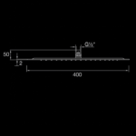 390 1689 RAIN SHOWER ULTRA FLAT DIA. 400 MM 3